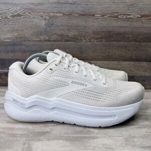 Brooks Ghost Max 2 Men's Size 8.5 Athletic Road Running Shoes White 1104311D168